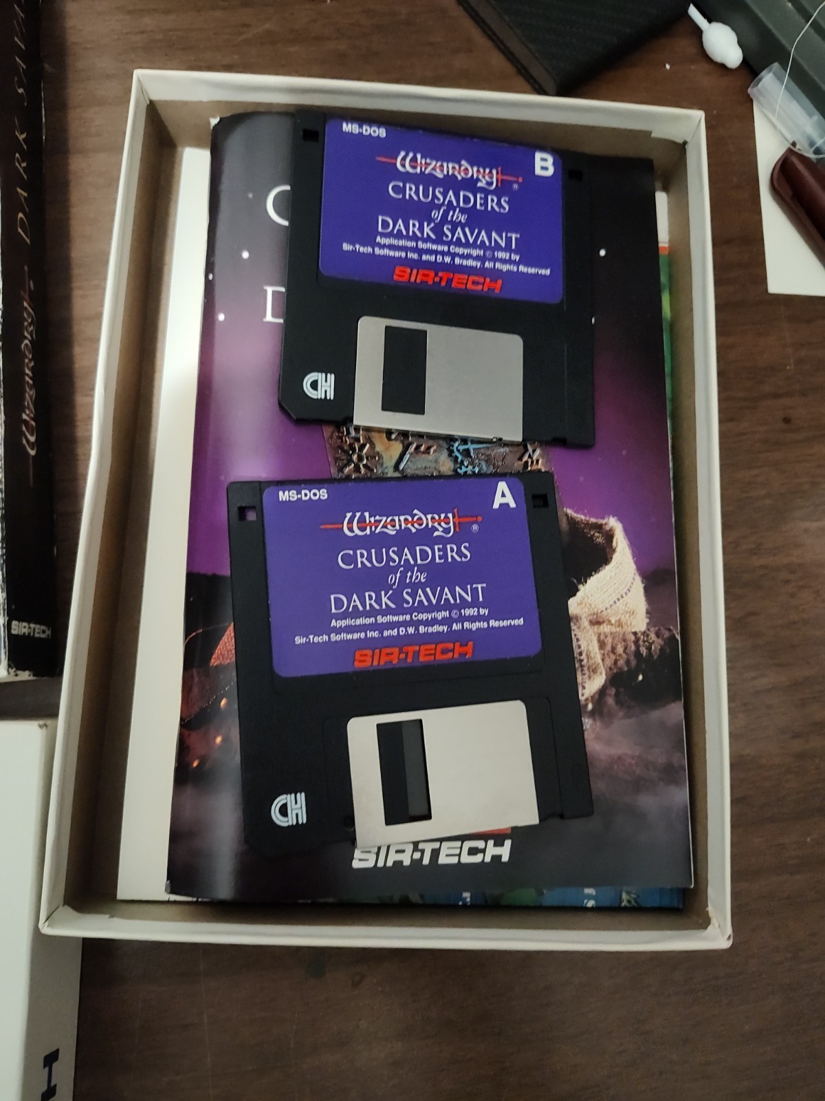Wizardry Crusaders of the Dark Savant 3.5″ Floppy Disc PC 1992-Sir-Tech