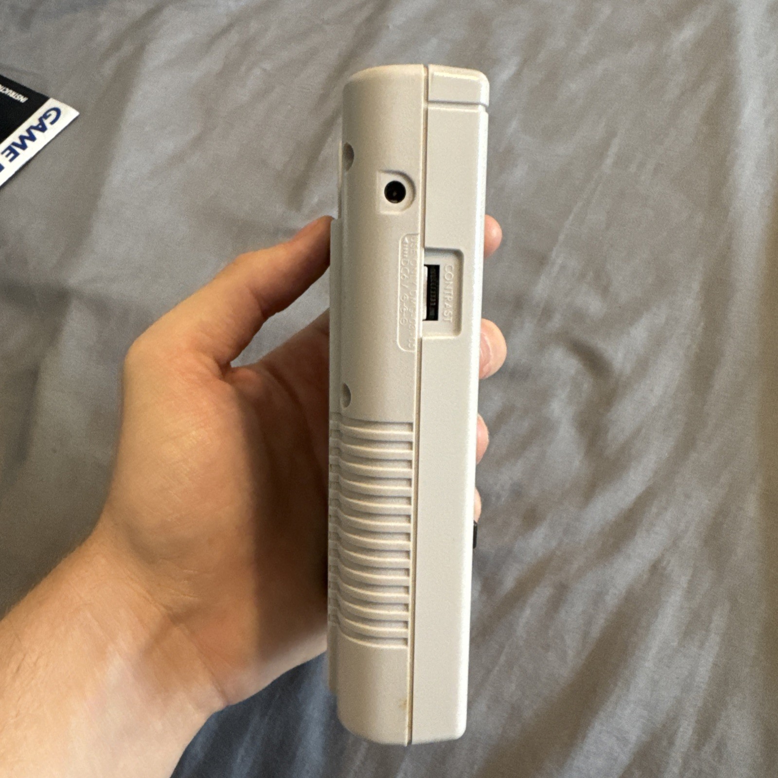 Nintendo Game Boy Open Box – Console, Headphones, Cable, Manuals (NO TETRIS)