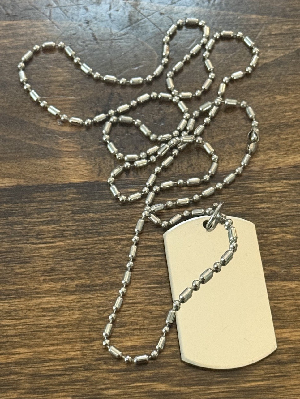 Gears Of War Promo Dog Tag Necklace 2007 Era Xbox 360 Rare Tags GoW Silver