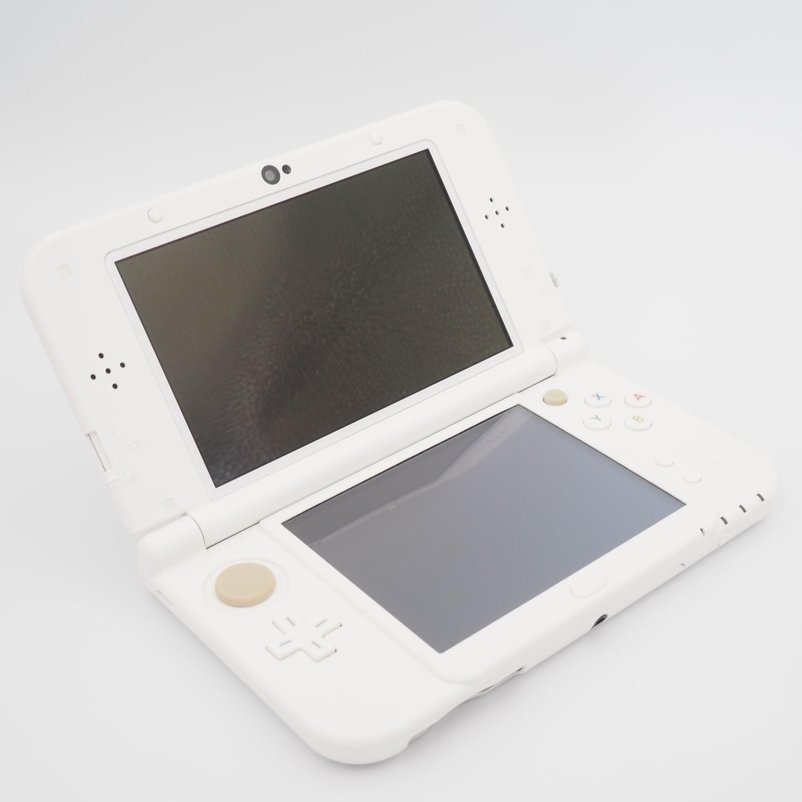 [EXC] New Nintendo 3DS XL LL Pearl White Console Tested w/Charger Box