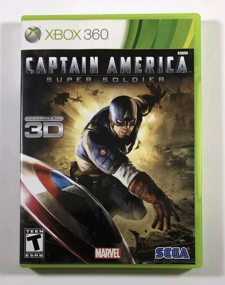 Captain America: Super Soldier (Microsoft Xbox 360, 2011) Tested, Guaranteed.