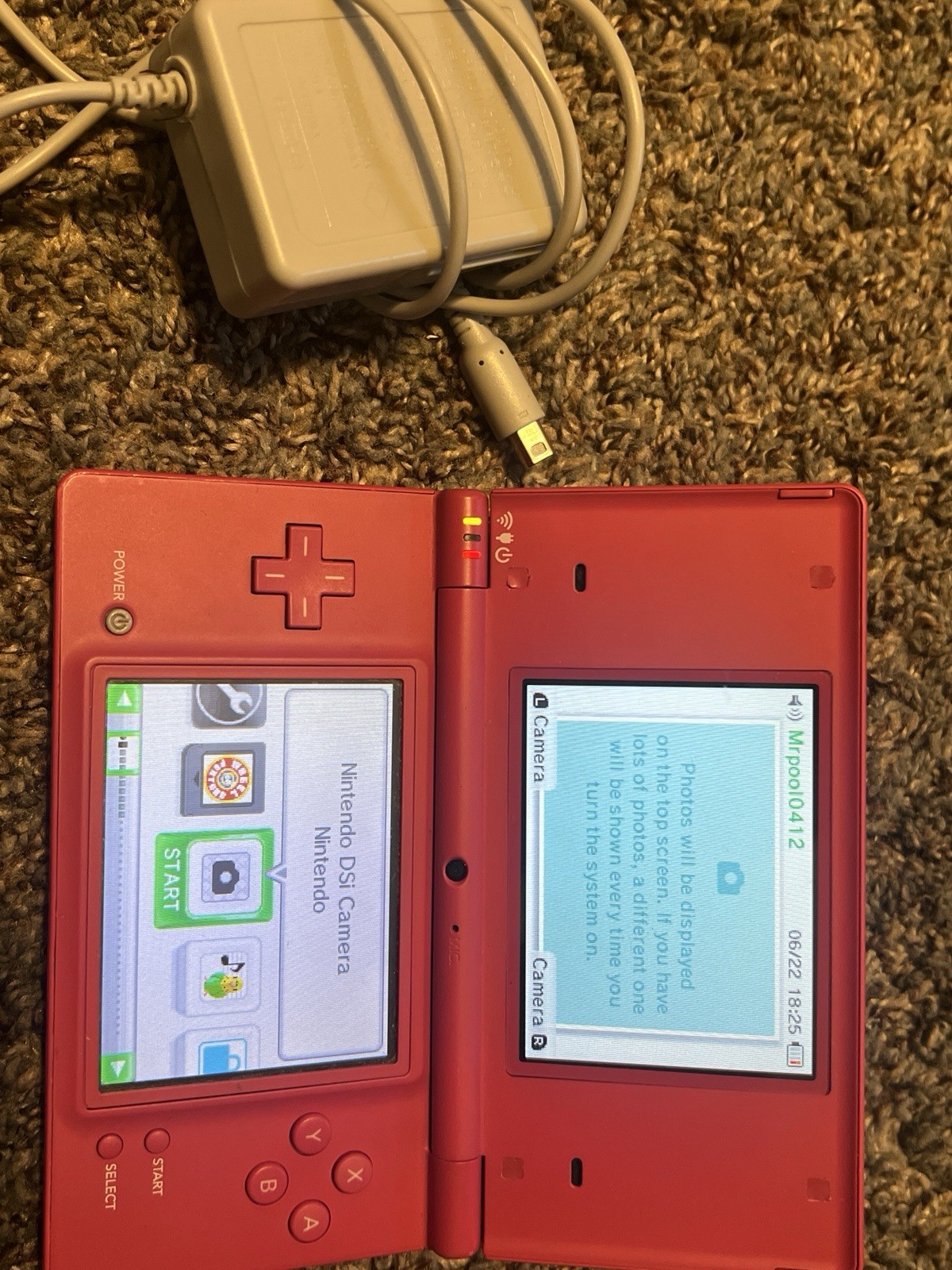 Nintendo DSi 256MB Pink Handheld System Read!