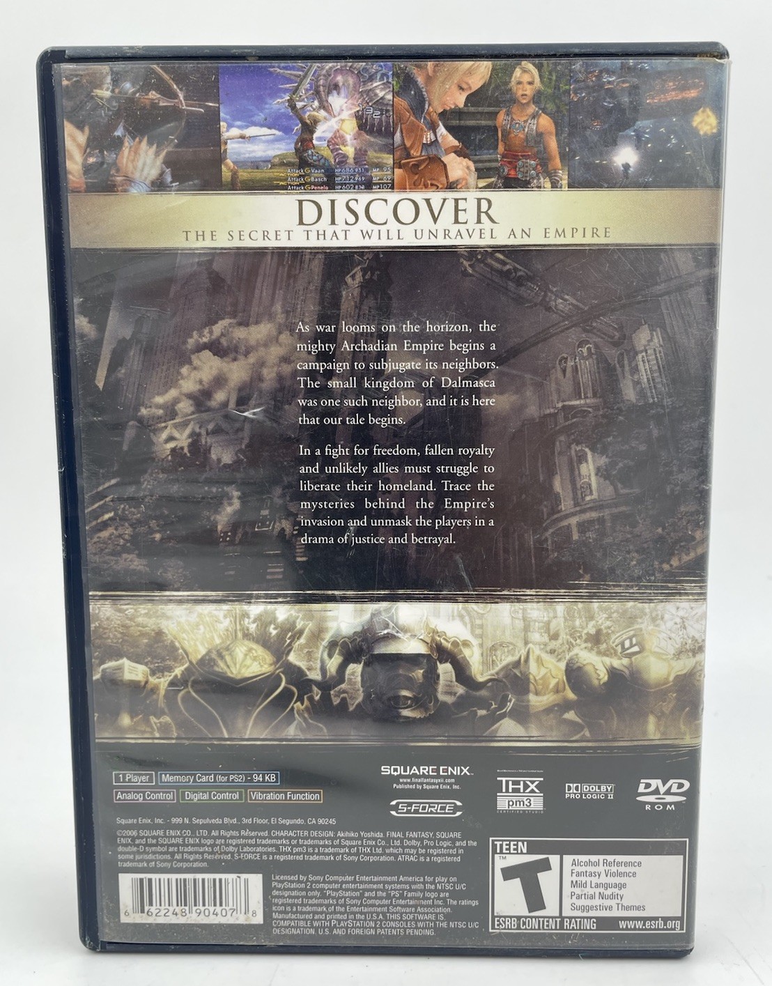 Final Fantasy XII (PlayStation 2, 2006) Final Fantasy XIII (PlayStation 3 2010)