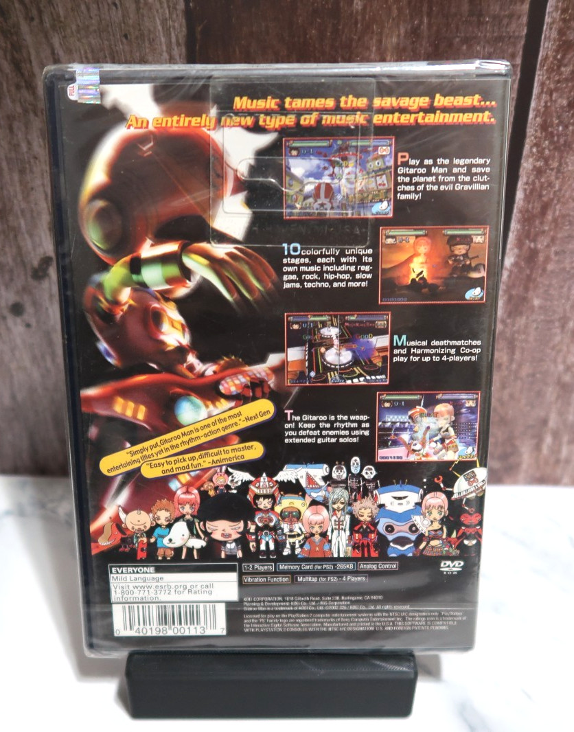 Gitaroo Man (Sony PlayStation 2 PS2) Factory Sealed Brand New Amazing Condition