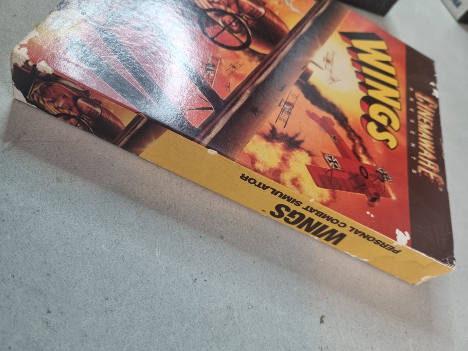 Wings Personal Combat Simulator Cinemaware Commodore Amiga Fully Complete CIB