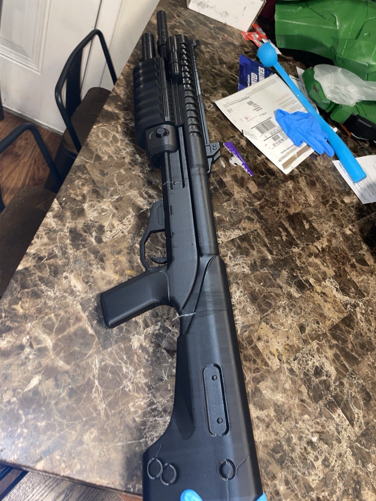 Halo Reach m90 shotgun lifesized plastic toy prop for cosplay or display