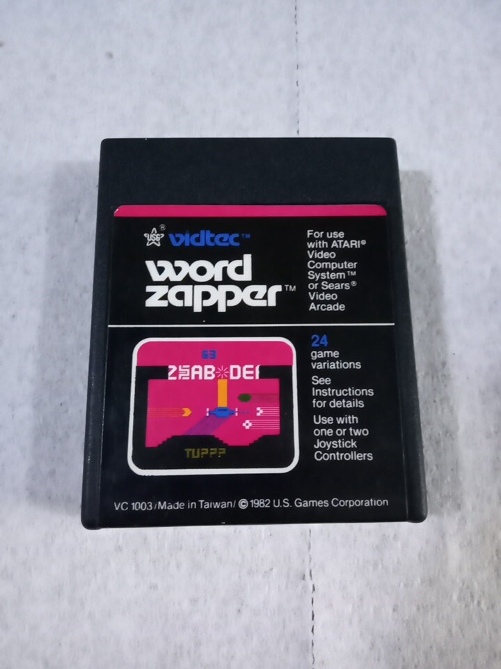 Word Zapper (Atari 2600, 1982)