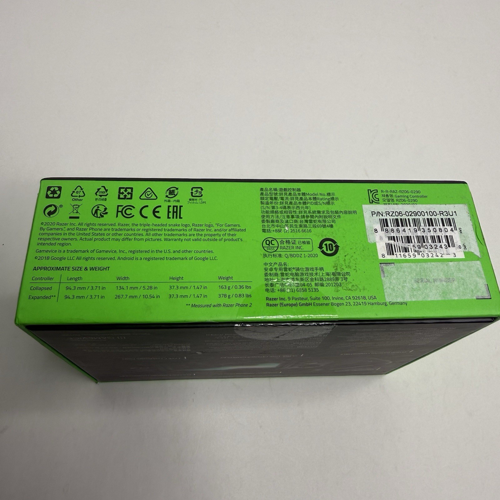 Razer Kishi Universal Gaming Controller for Android USB-C Open Box New