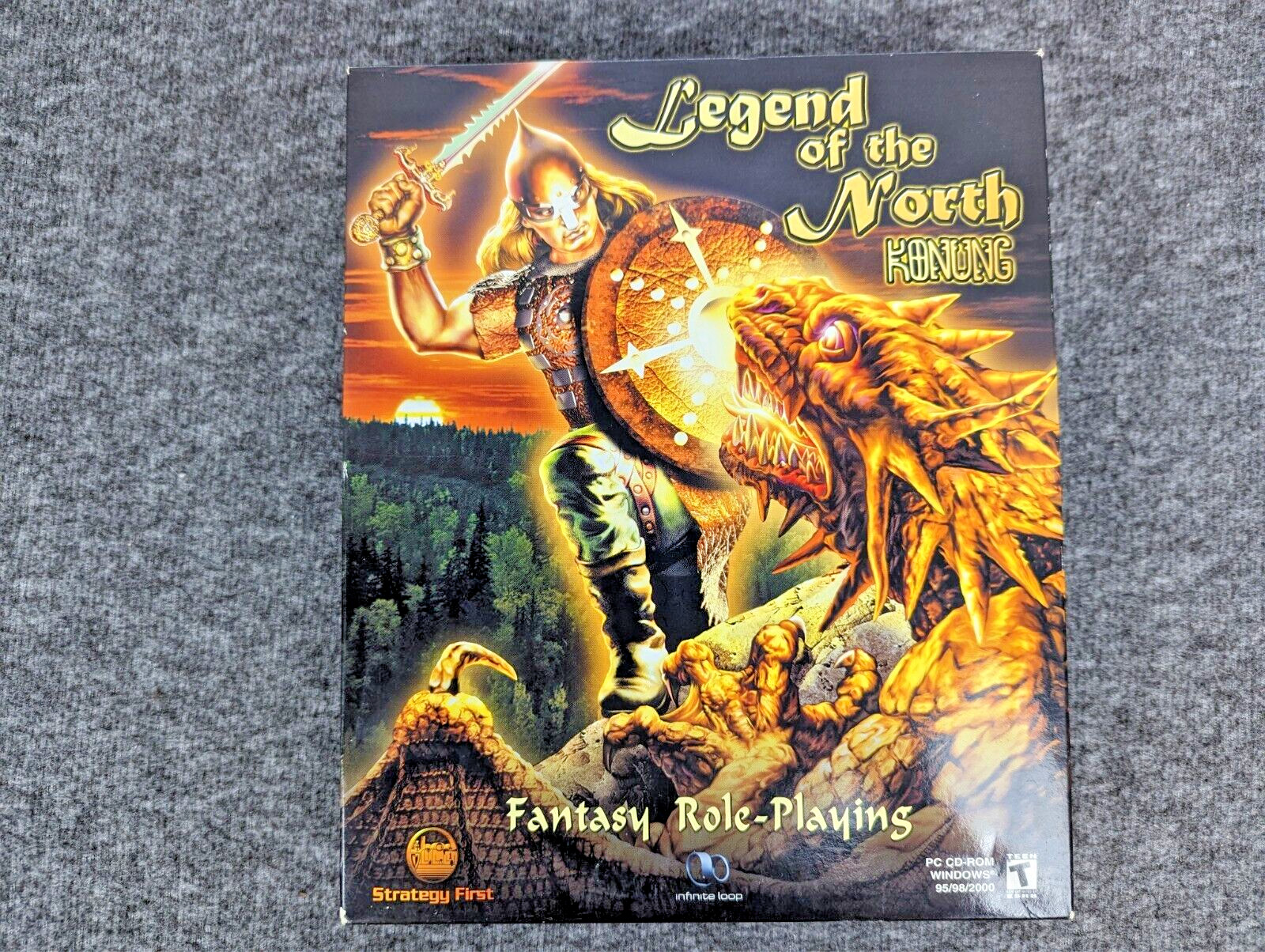 Legend of the North: Konung CD-ROM PC Game – Fantasy Role Playing Big Box