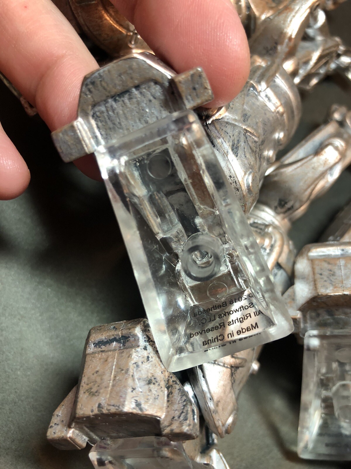 5 Fallout Liberty Prime Robot RIGHT LEG, Build a Figure Bethesda Softworks 2018