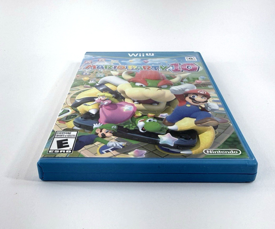 Mario Party 10 (Nintendo Wii U, 2015) Game Case Manual – Tested and Working