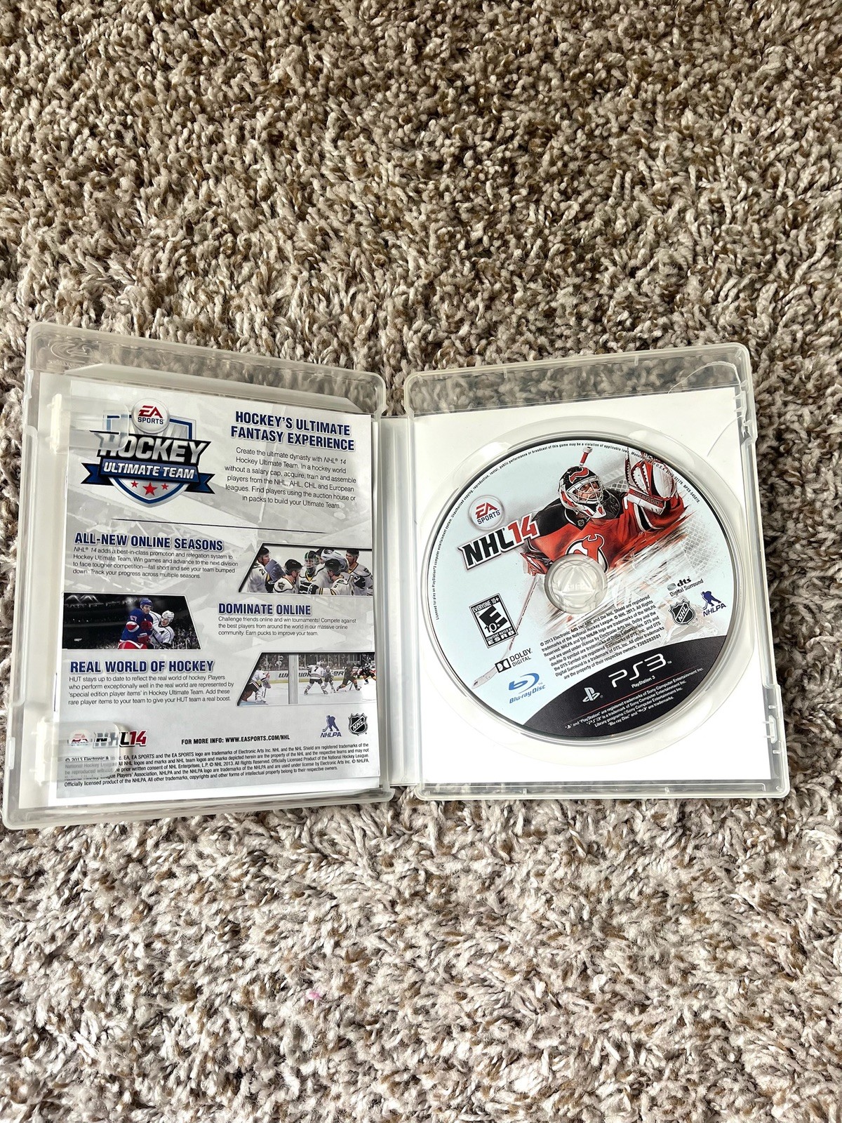 PS3 Playstation 3 EA Sports NHL 14 CIB