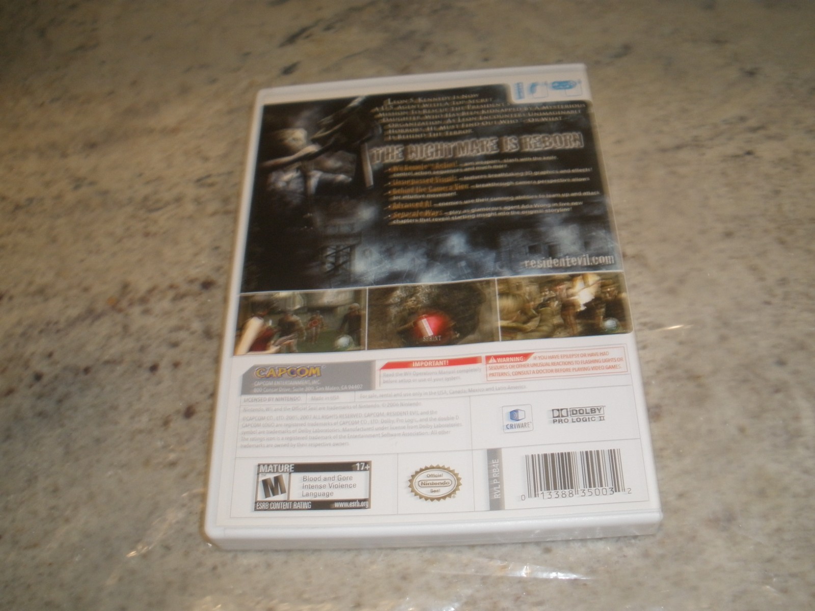 Resident Evil 4 — Wii Edition (Nintendo Wii, 2007)