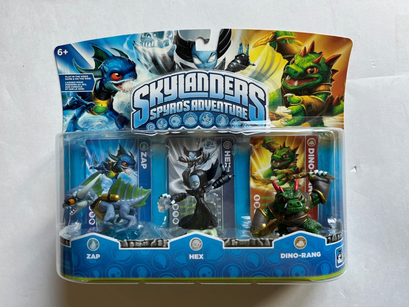 Skylanders Spyro’s Adventure Zap, Hex & Dino-Rang Triple Pack Activision New OOP