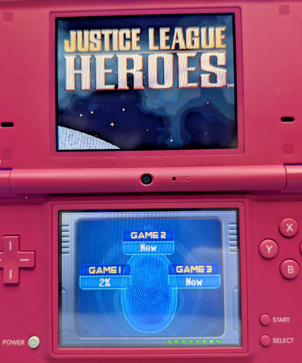 Justice League Heroes (Nintendo DS, 2006) DC Comics CIB Complete