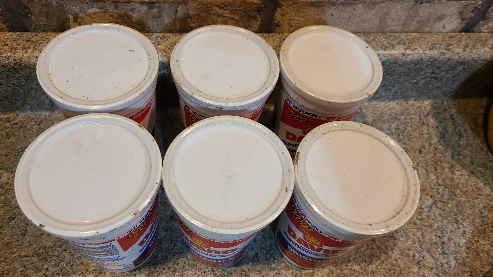 Vintage David Sunflower Seeds Original Containers Cup Expired 2007 Movie Prop A2