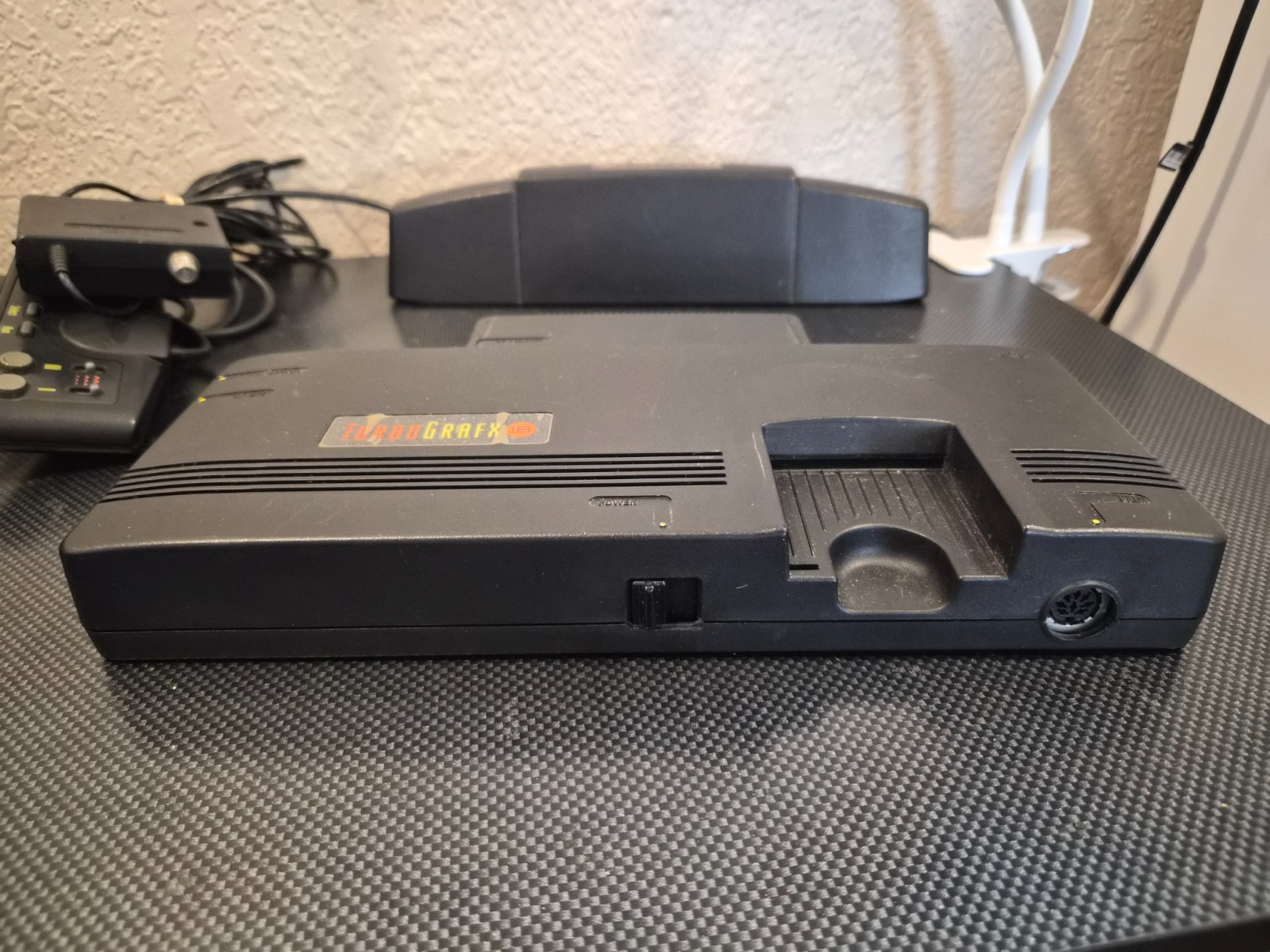 NEC TurboGrafx-16 Console w/Power Adapter RF Switch Controller Bonk’s Revenge