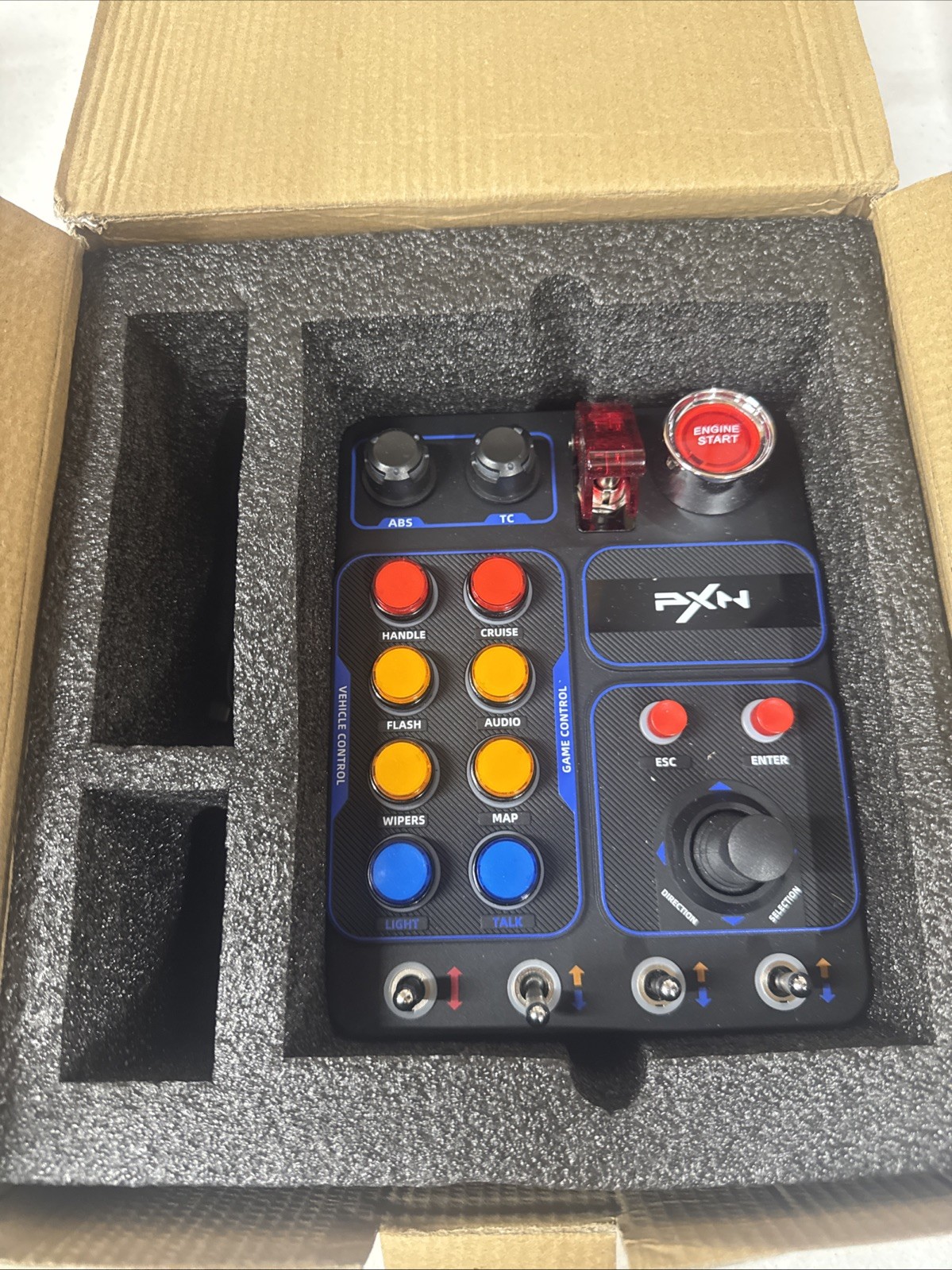 PXN CB1 Sim Racing Control Box, Programmable Buttons And RGB (Please Read!)