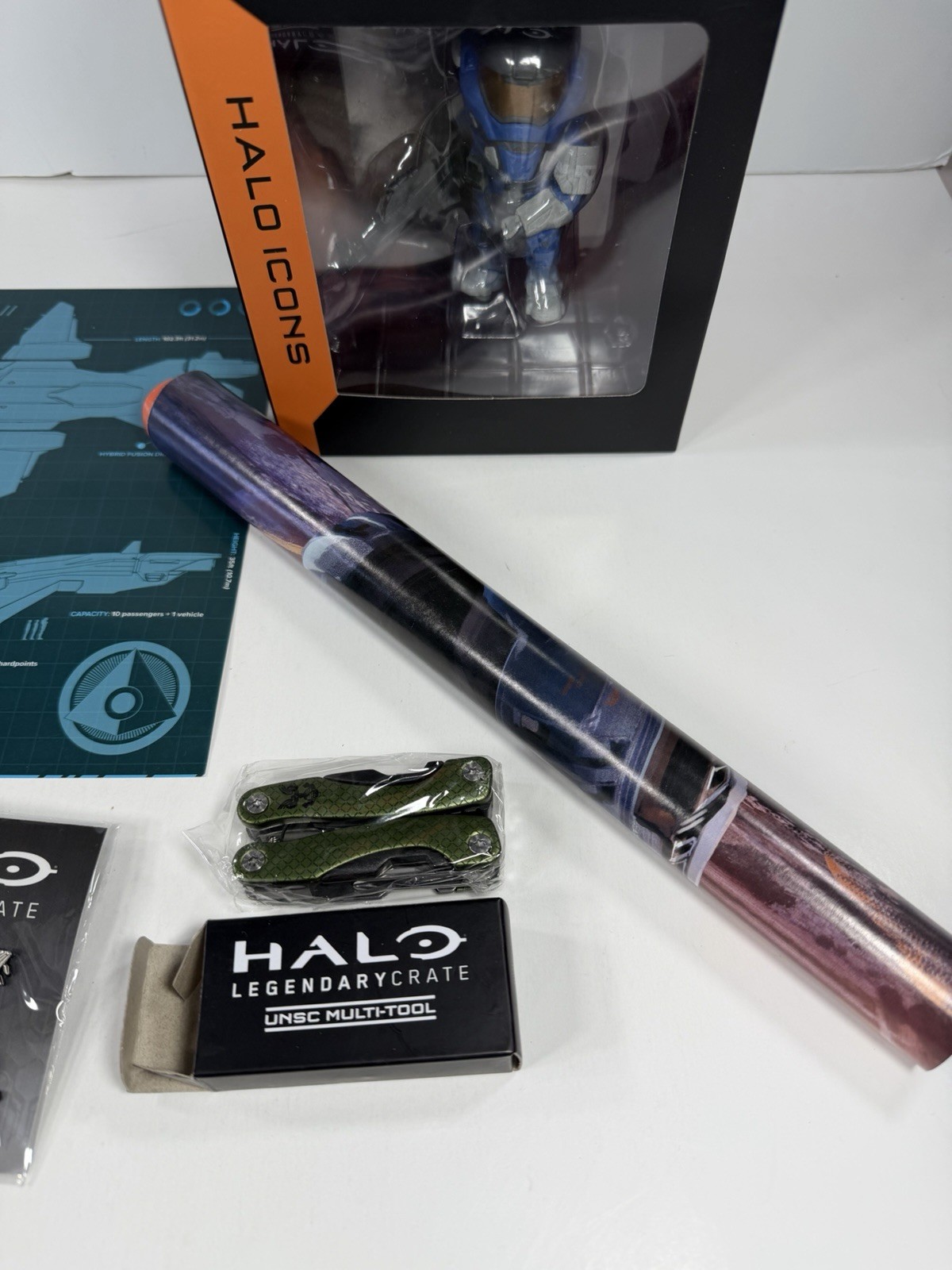 Halo Legendary Loot Crate LEADERSHIP Halo Icons Carter Noble Team 90% Complete