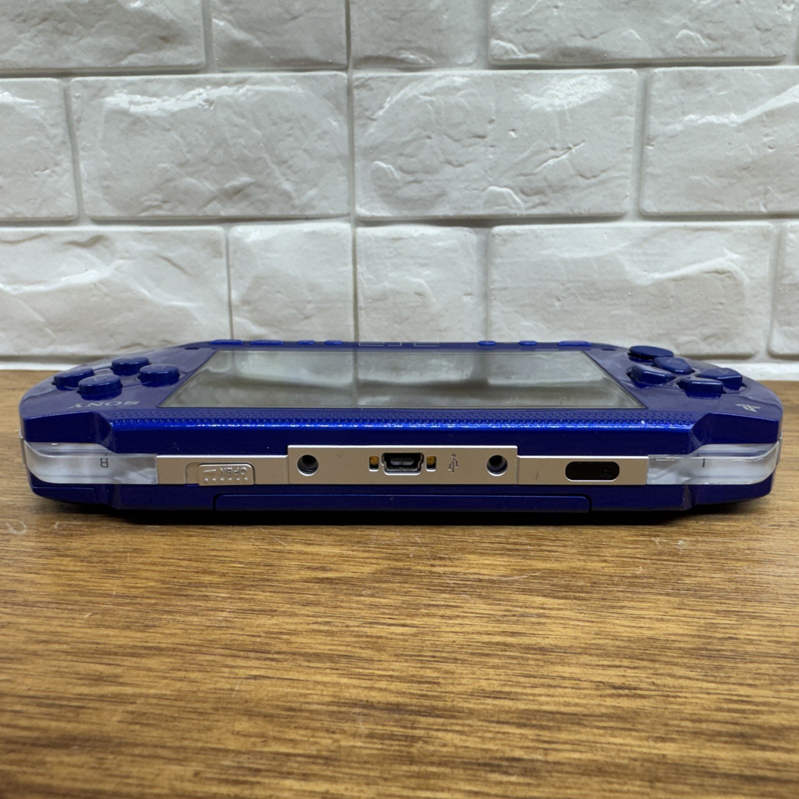 Sony Playstation PSP 1000 Blue Handheld System Console For Parts Repair