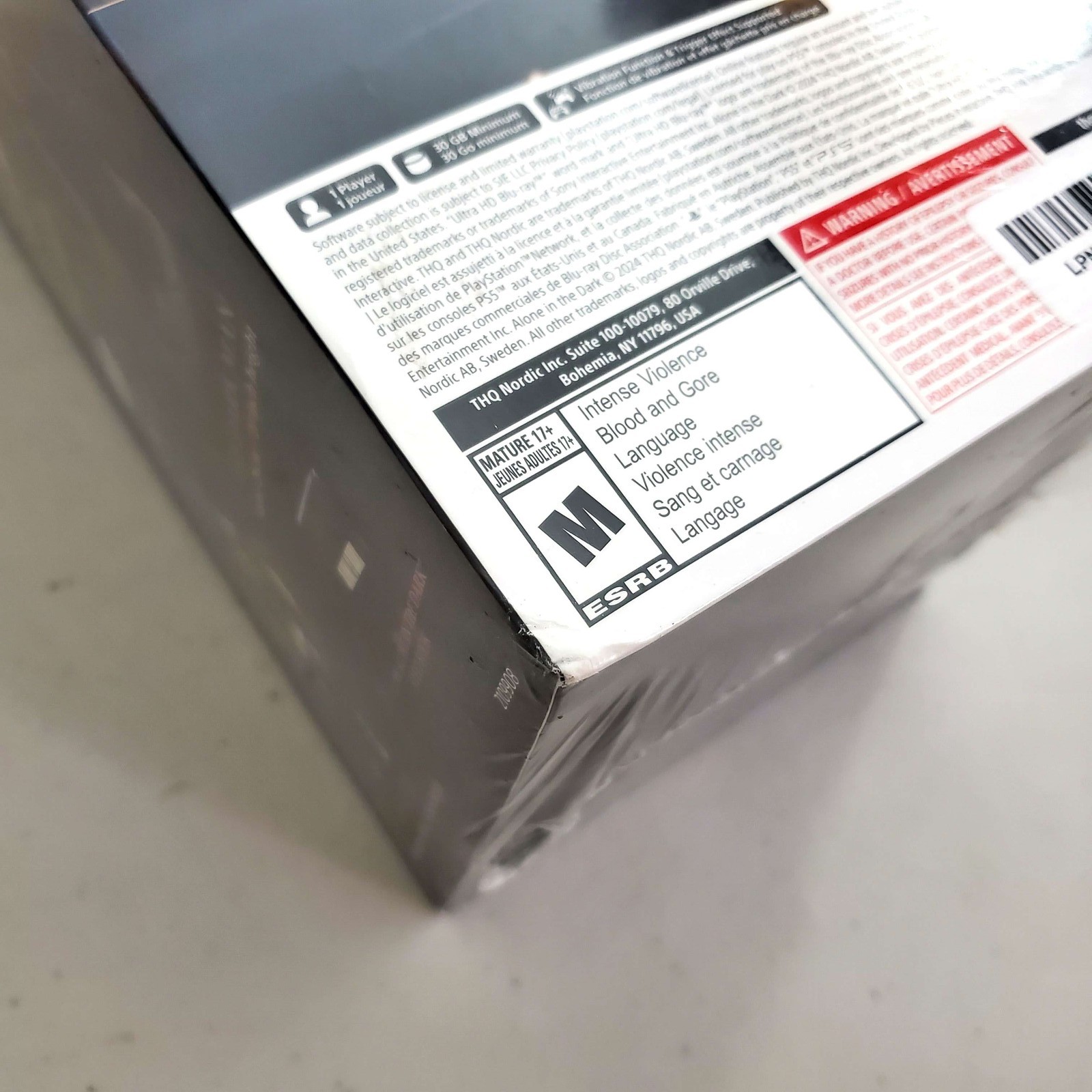 (Sealed) Alone In The Dark Collector’s Edition – Sony Playstation 5 PS5