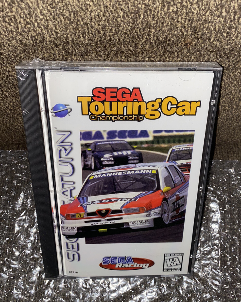 Sega Touring Car Championship SEALED! Sega Saturn CASE FRESH ARCADE CLASSIC!
