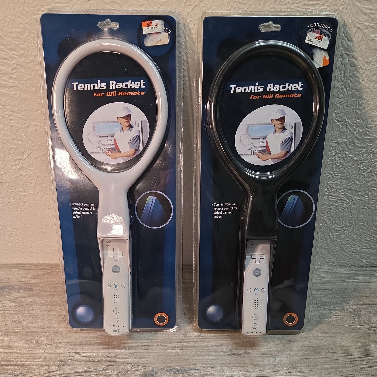 Wii Sports Tennis Racket Accessory for Nintendo Wii remote WII-102 New lot of 2