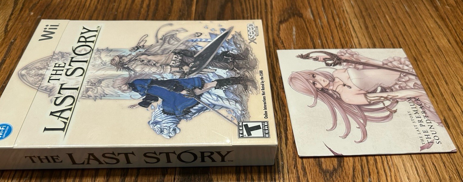 The Last Story Wii Big Box Limited Edition With CD New/Sealed