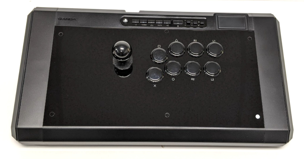 Qanba Q7 Obsidian 2 Wired Joystick for PlayStation PS5 PS4 and PC Black Used