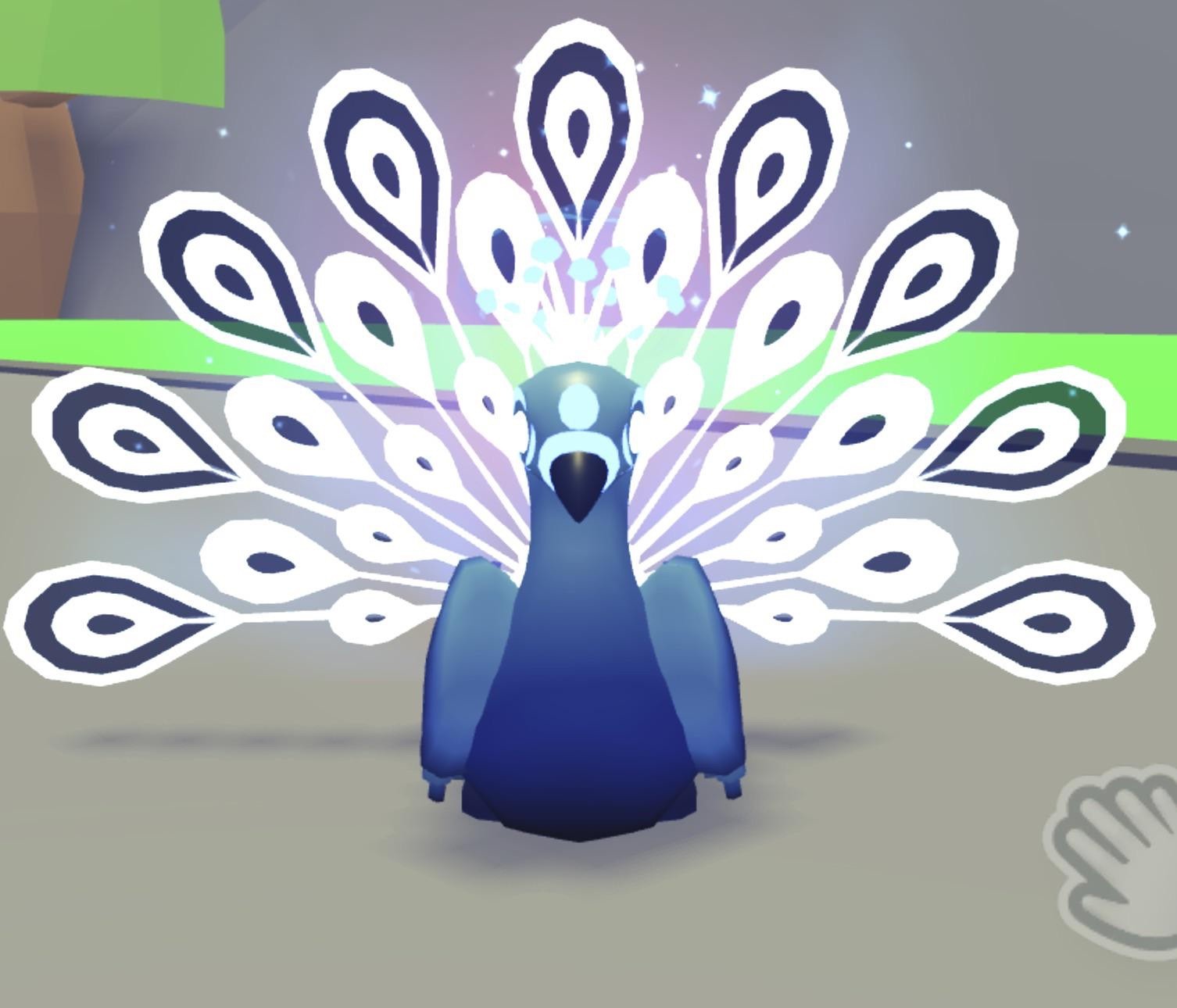 Moonbeam peacock!!💜 adopt now