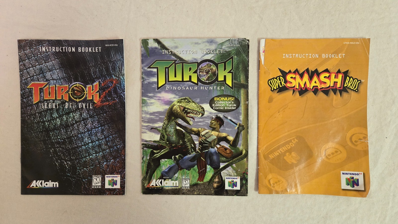 Nintendo 64 Manual Lot – You Pick – ~READ DESCRIPTION~