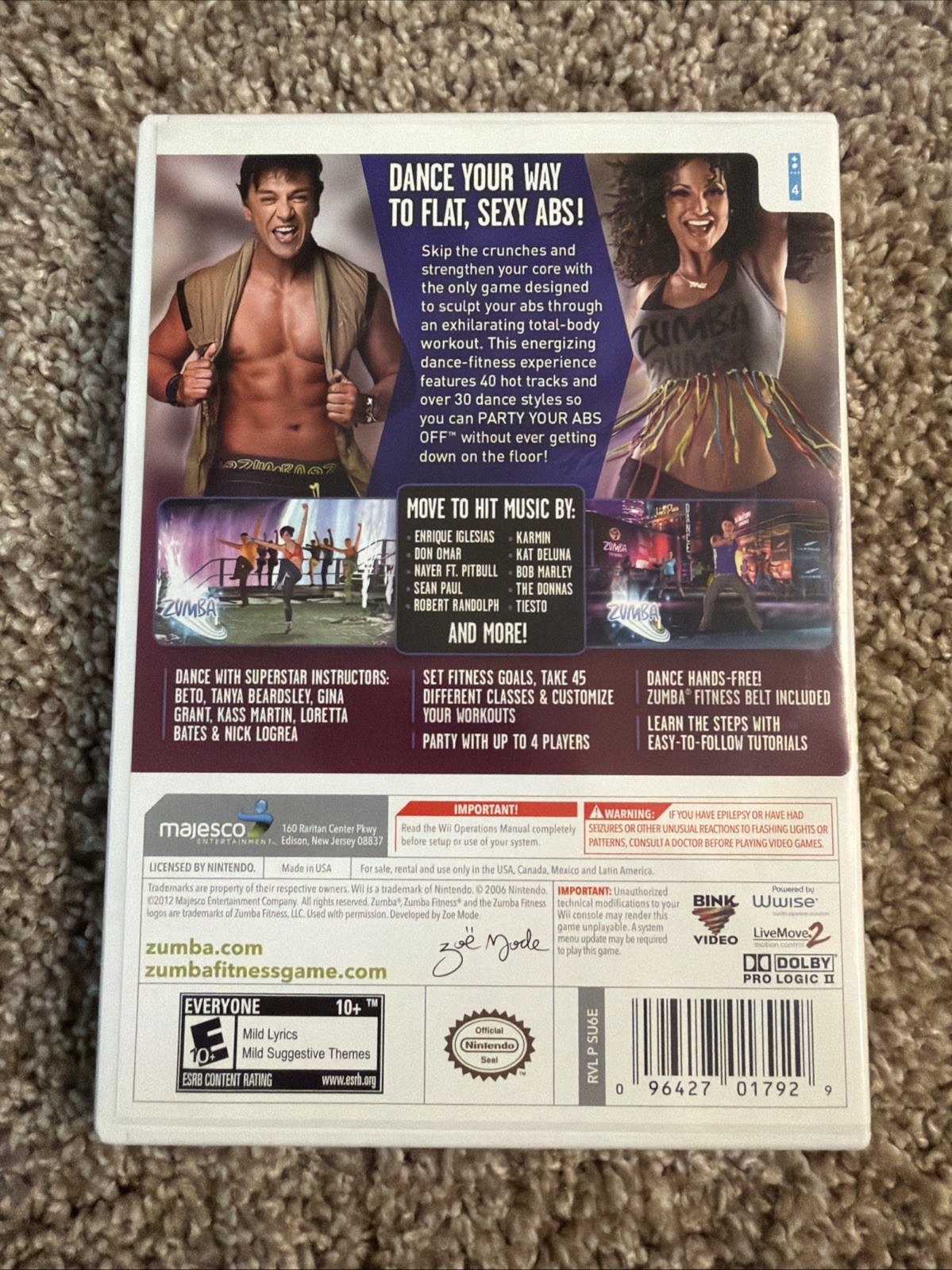 Zumba Fitness Core – Nintendo Wii
