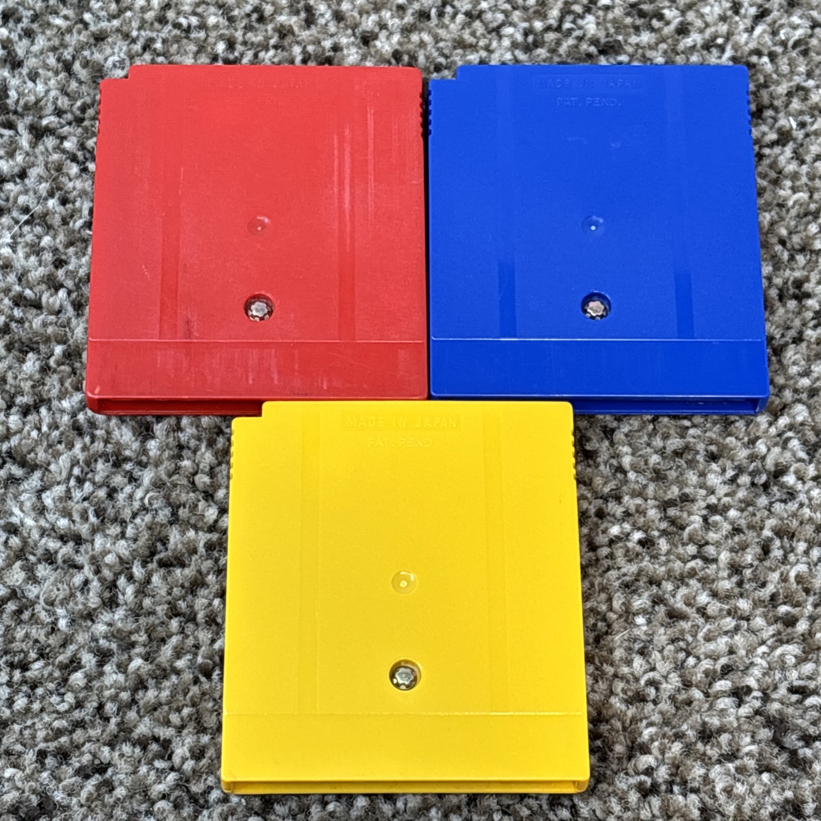 Pokemon Blue Red Yellow Gameboy Game Boy Authentic NEW BATTERY