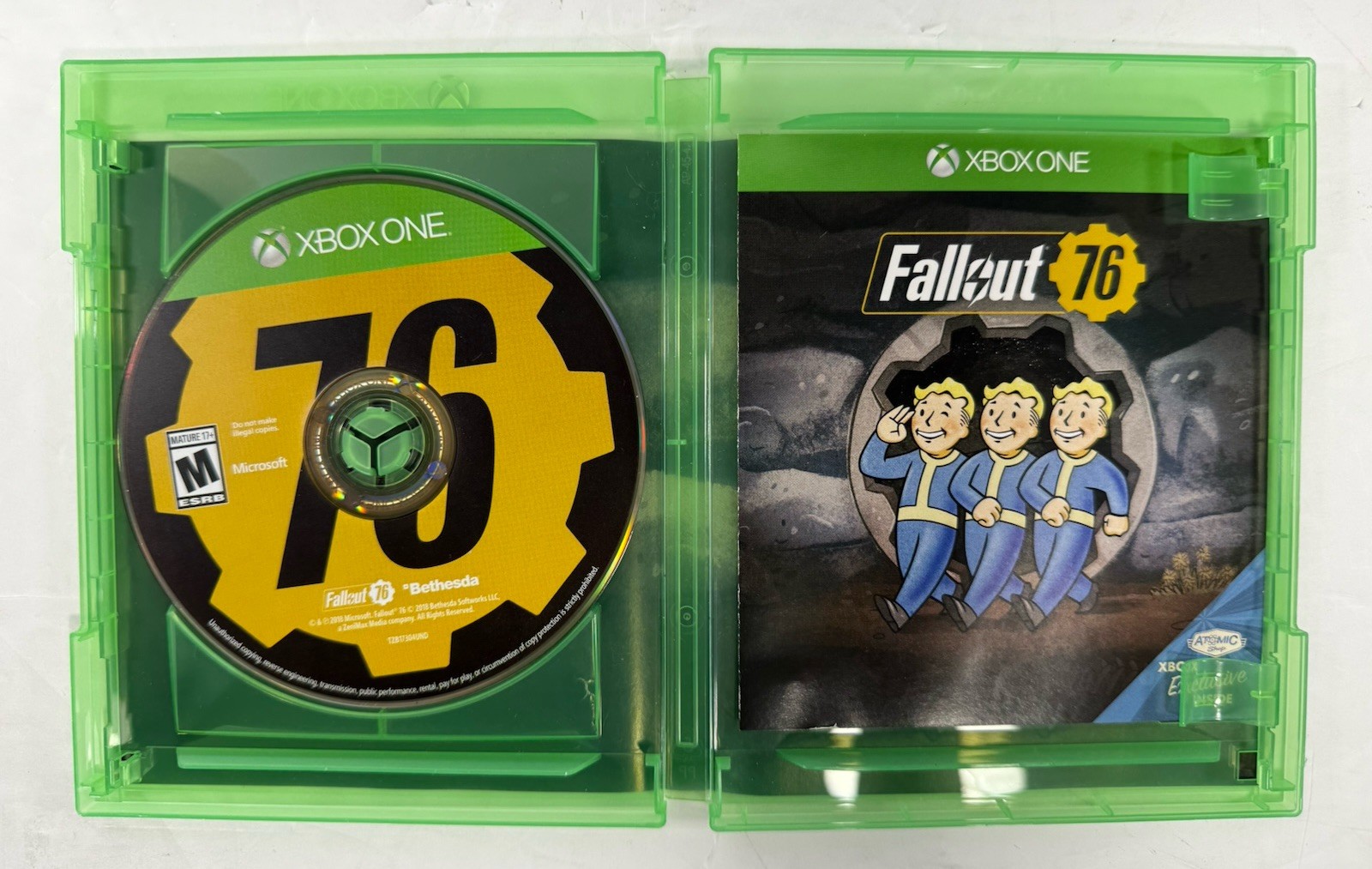 Microsoft Xbox One X Console 1TB Black + Controller & Cables – Fallout 76 Bundle