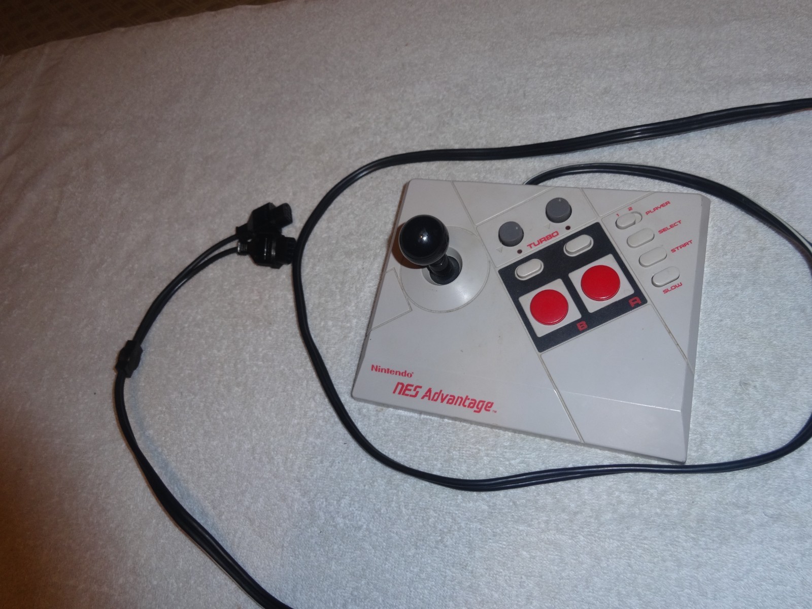 Nintendo NES Advantage video game console Controller Tested Works JOYSTICK! 0019