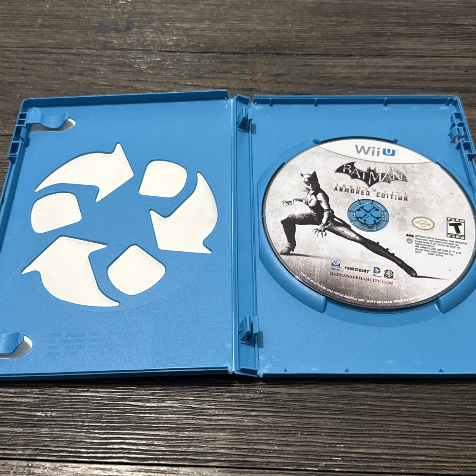 Batman: Arkham City Armored Edition Nintendo Wii U Clean