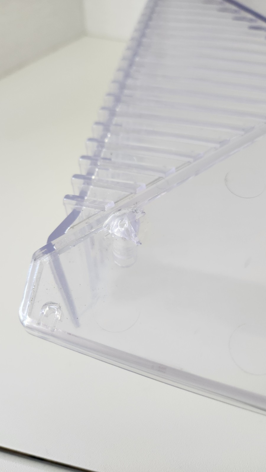 Original Xbox Clear Plastic Ghost Case Lid Upper Shell Read