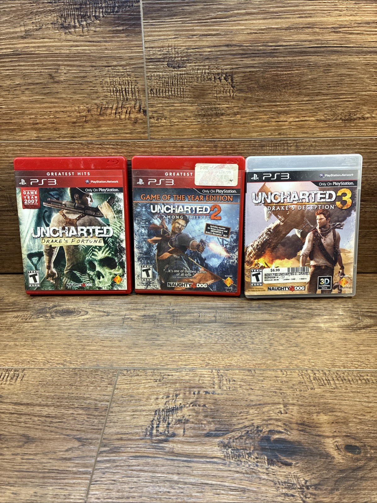 Uncharted 1 2 3 Trilogy Bundle (Sony PlayStation 3) (260082)