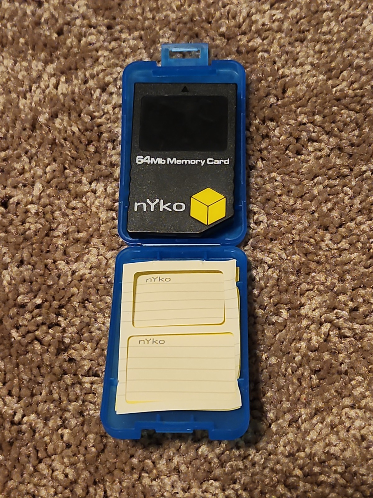 Nyko 64MB Gamecube Memory Card 81540-H08 Tested and Working