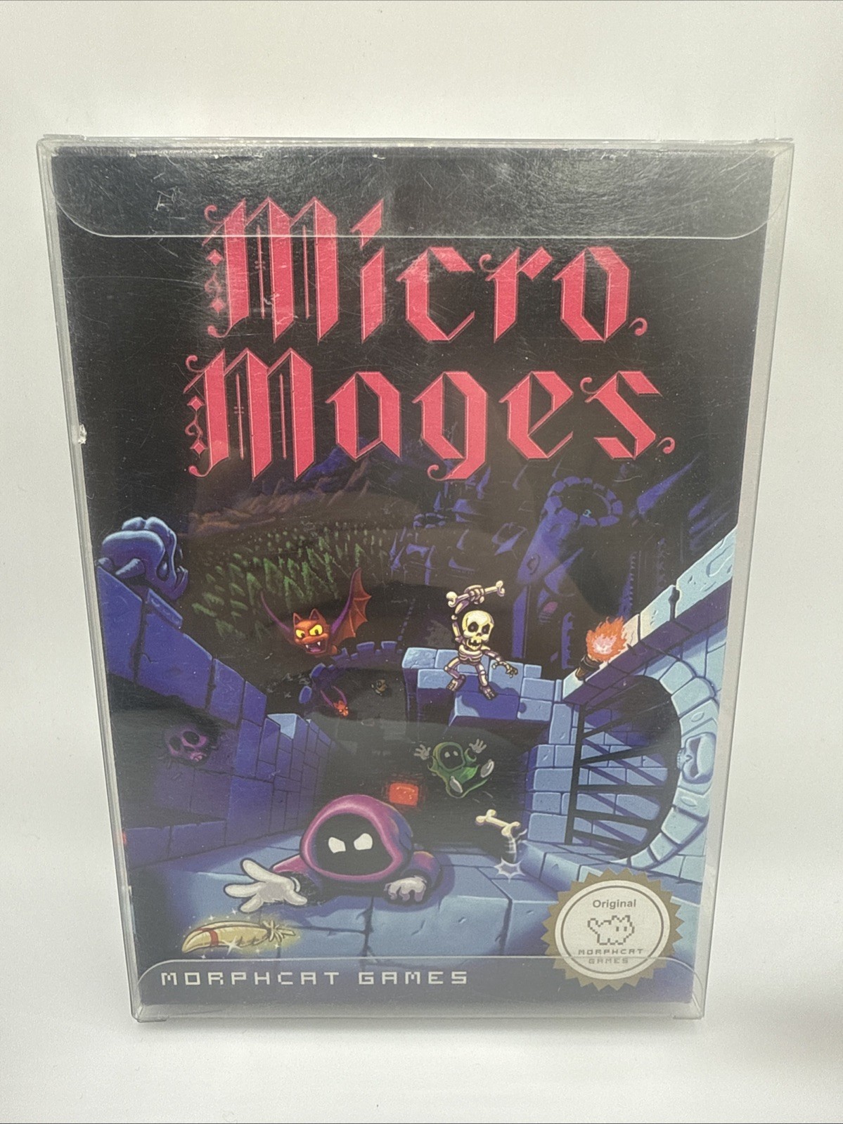 Micro Mages Nintendo NES Complete LIKE NEW WITH CASE! RARE GEM!