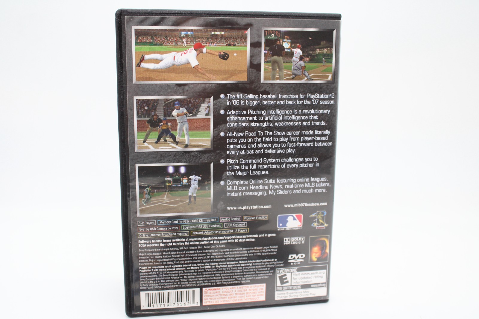 Refurbished PS2 MLB 07 The Show 2007 Complete CIB Black Label Excellent Mint