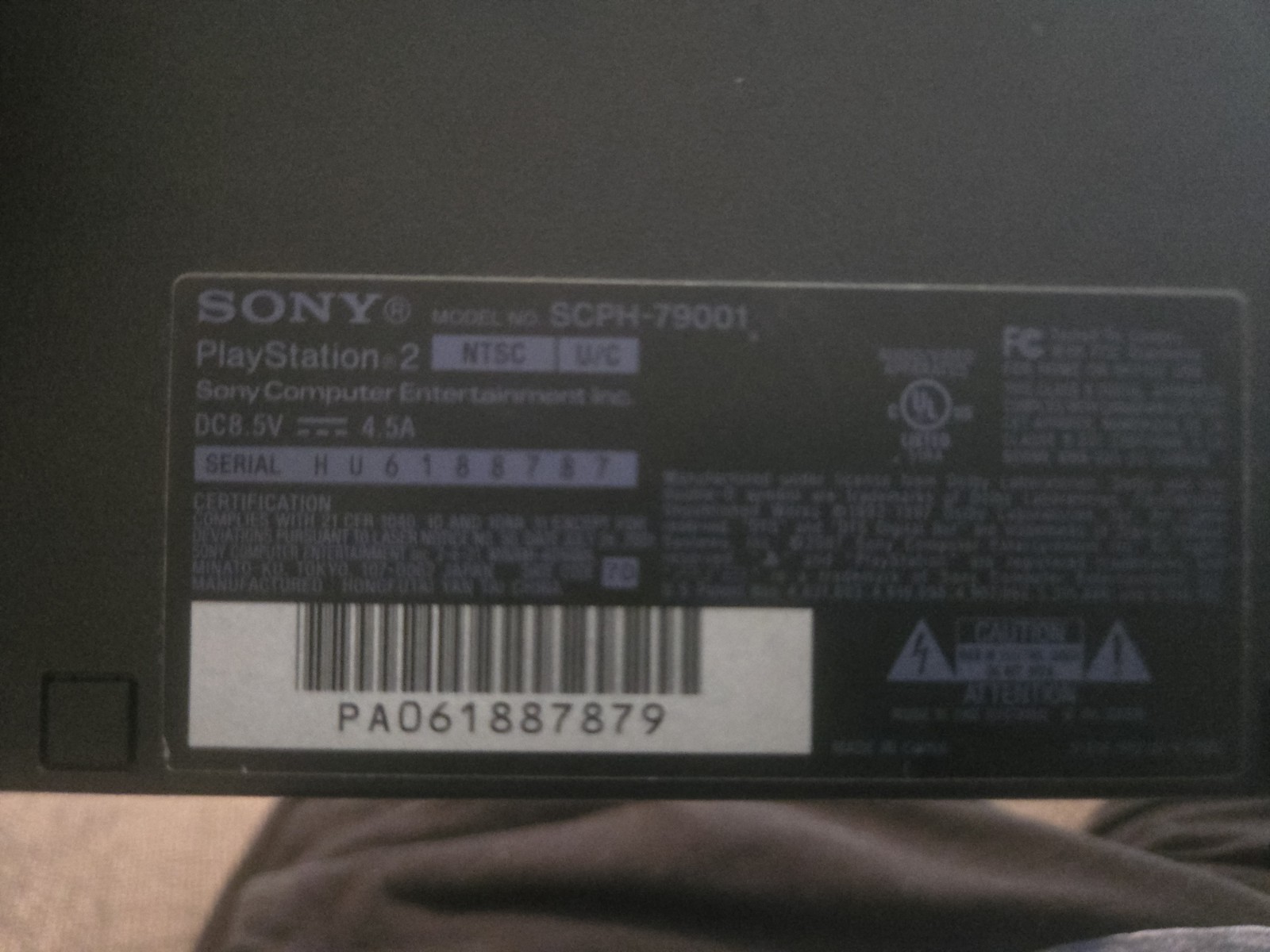 Sony PlayStation 2 PS2 Slim Silver Console Complete. Tested Working Read