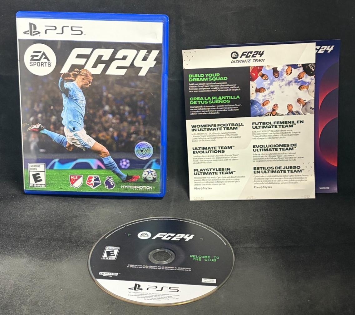 EA Sports FC 24 & FC 25 Bundle (PS5 / Playstation 5) Complete CIB Tested