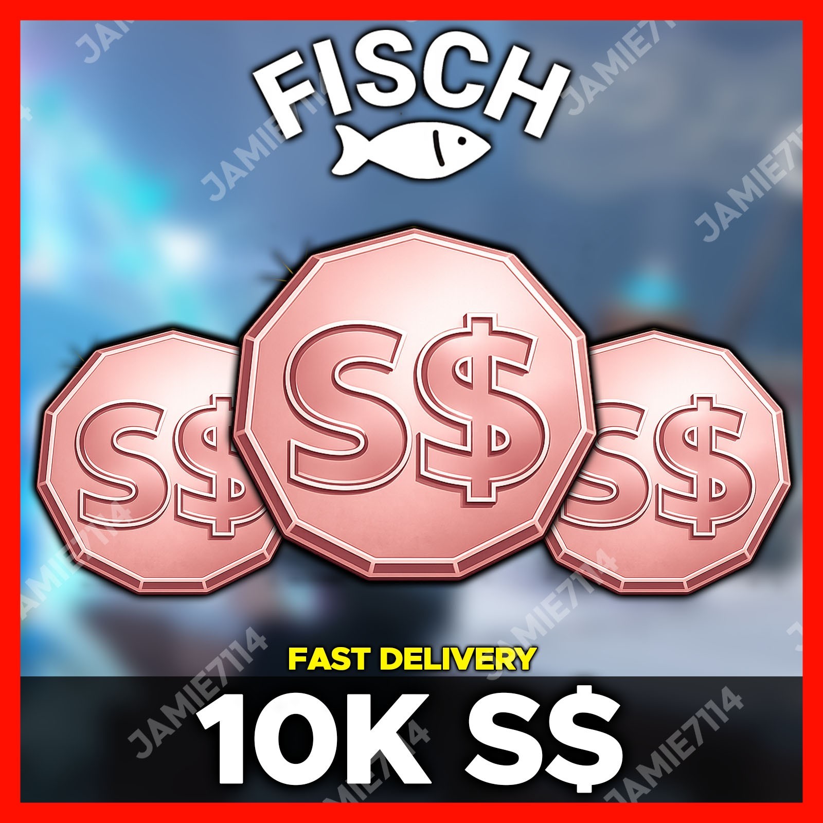FISCH 🐟10K S$ Shady Coins‼️CHEAP & FAST SERVICE ‼️