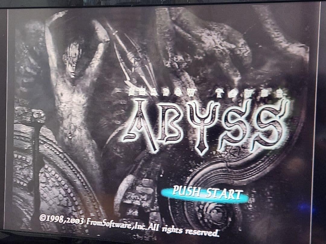 Shadow Tower PS1 PS2 Abyss set of 2 PlayStation FROM Software Game Tested