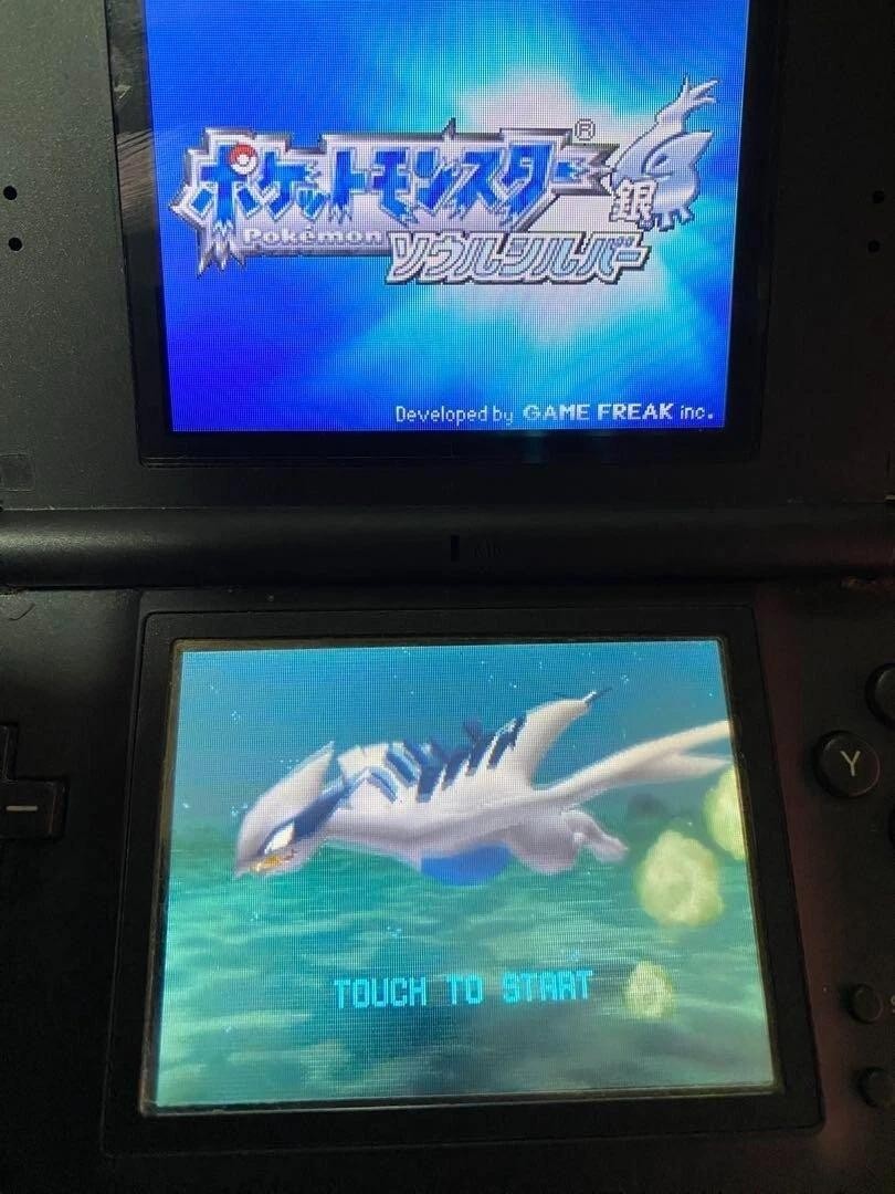 Nintendo DS Pokemon Soul Silver & White 2 Japanese Ver. NDS NTSC-J Set of 2