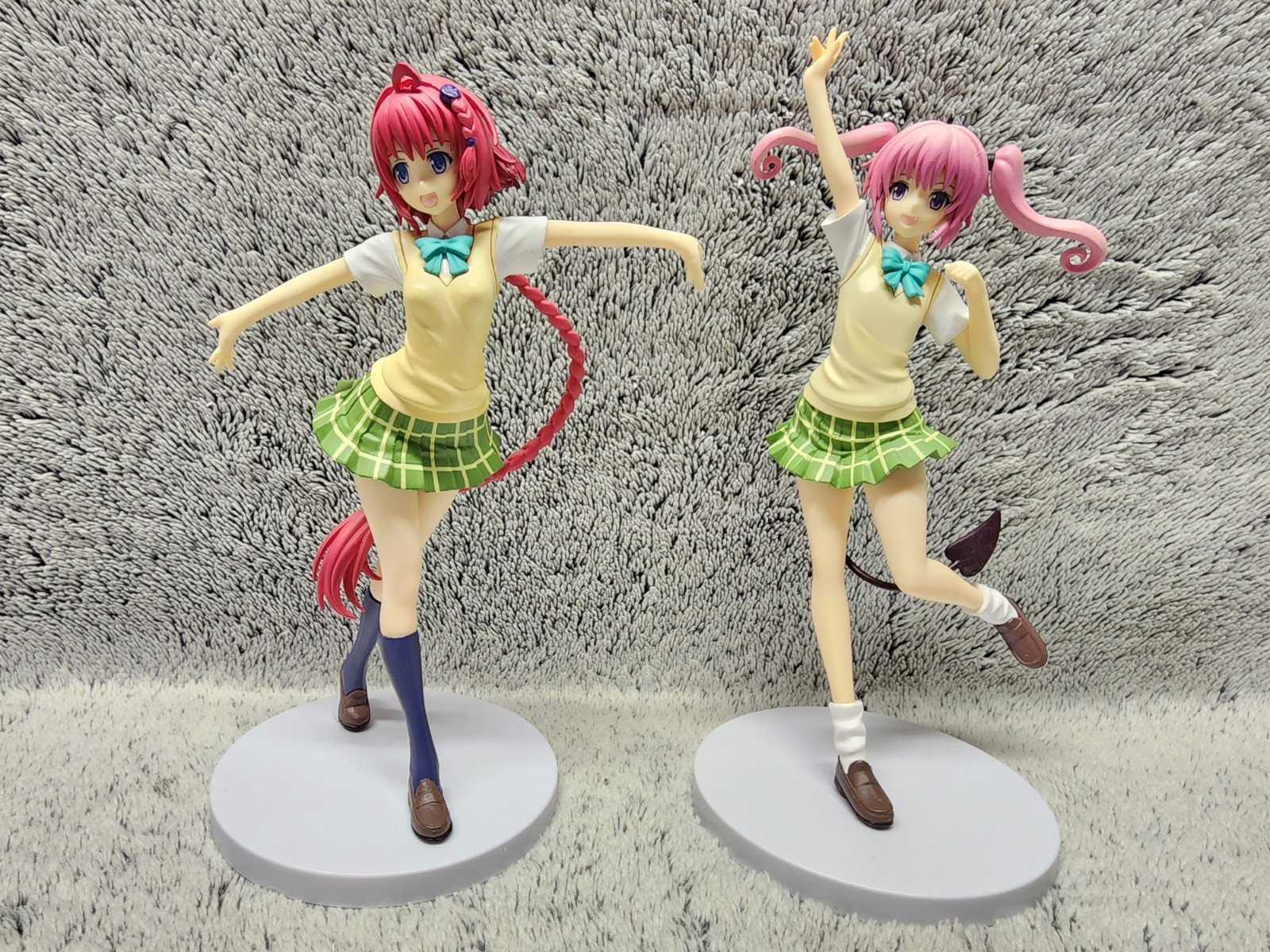 Mea Kurosaki & Nana Astar Deviluke Figure To Love Ru School Uniform FuRyu SET
