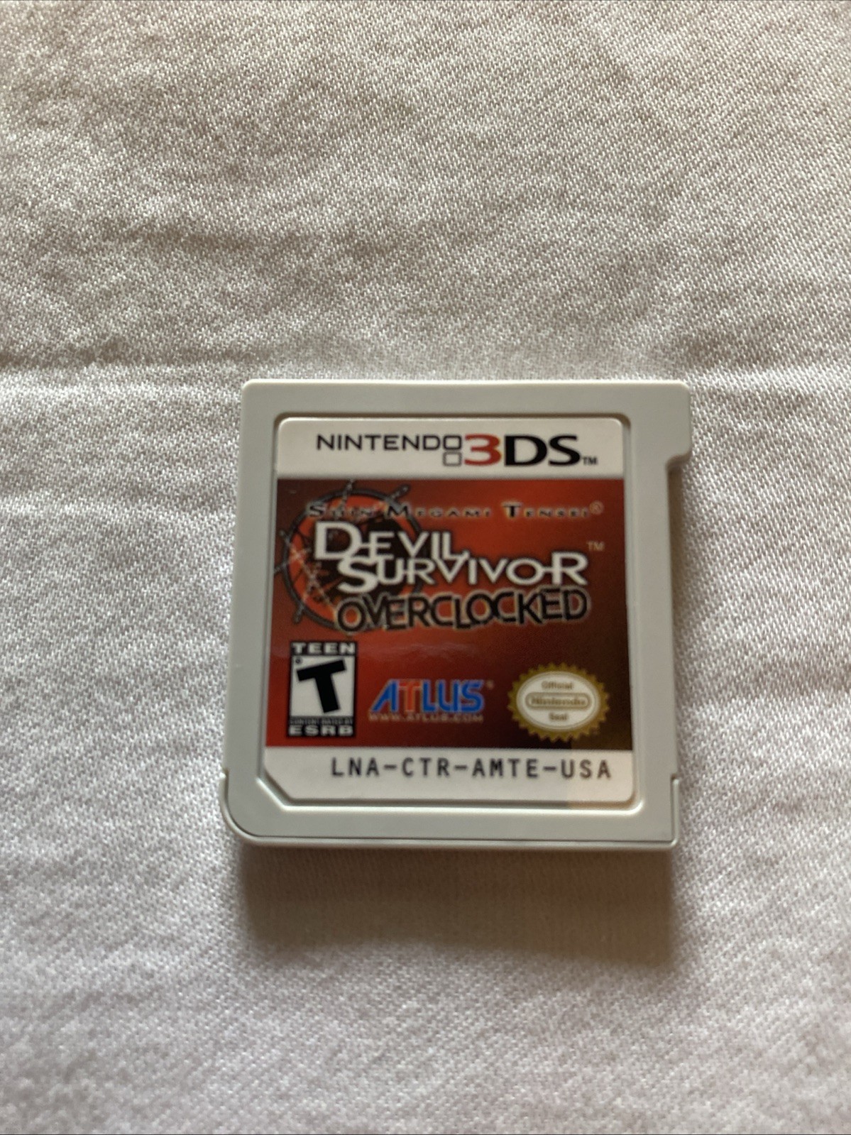Shin Megami Tensei: Devil Survivor Overclocked 3DS, NO MANUAL Tested