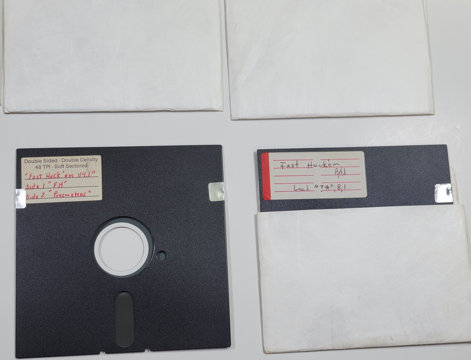 Commodore 64 Floppy Disks Games/Software Selling As Is for Blank Disk LOT Of 10