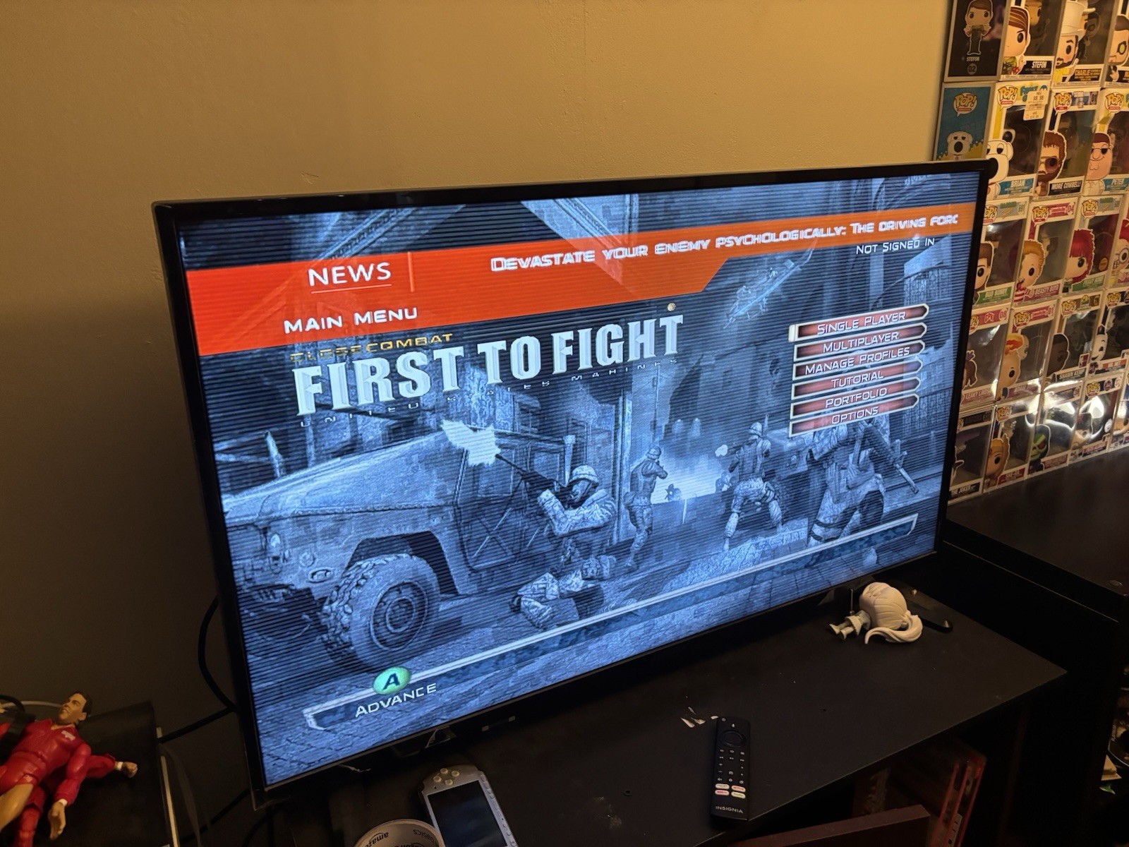 First To Fight: United States Marines | Xbox Video Game | With Manual | Works